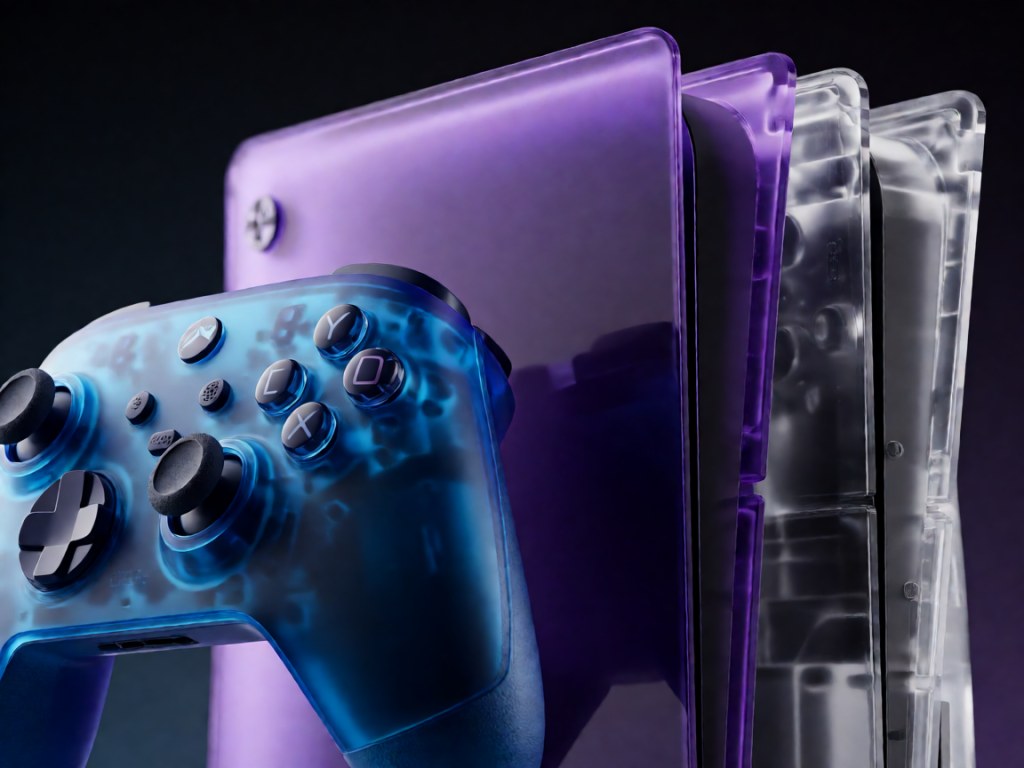 PlayStation анонсировала Prism Collection — линейку прозрачных геймпадов и боковых панелей в трёх расцветках