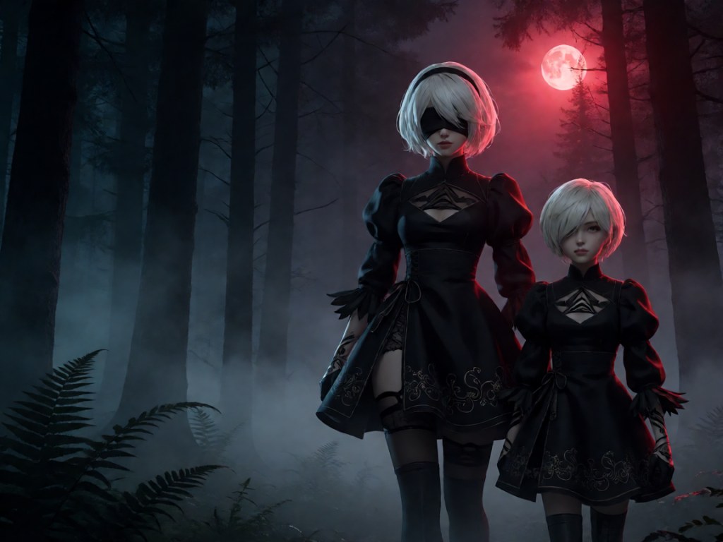 В Dead by Daylight начался кроссовер с NieR: Automata: 2B и 9S в тумане